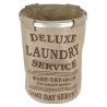 CESTA PORTA BIANCHERIA IN JUTA DELUXE CM 38x54