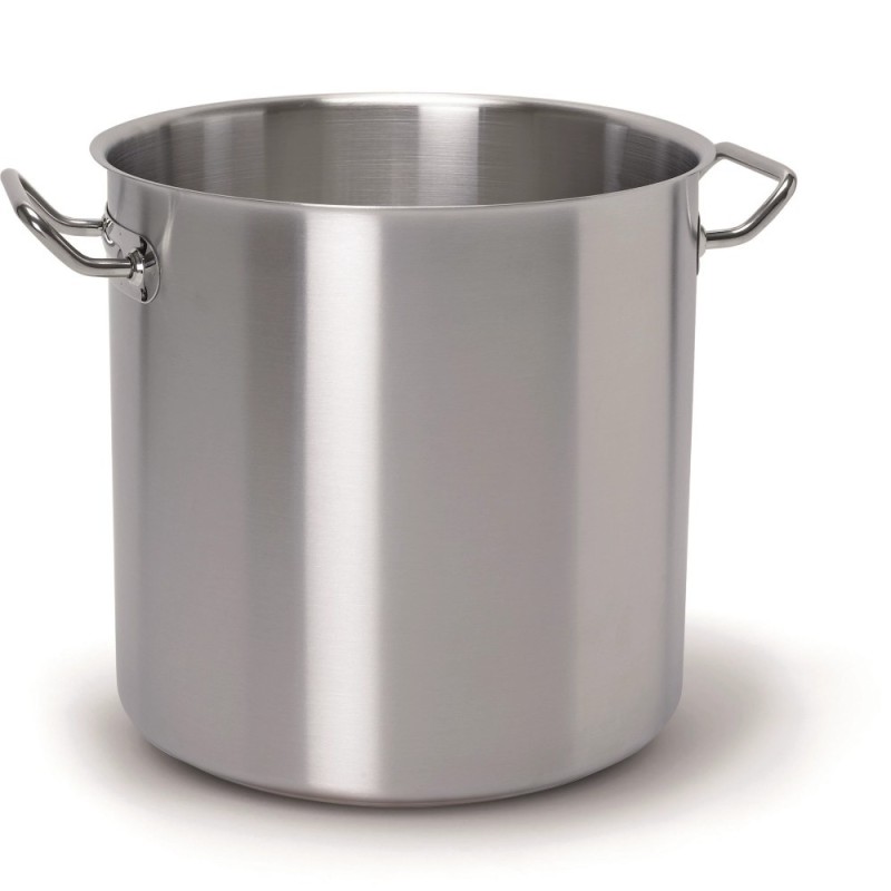 Pentola in acciaio inox a triplo fondo per formaggio. 98 litri