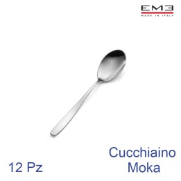 CUCCHIAINO MOKA ACCIAIO INOX WIND 12 Pz