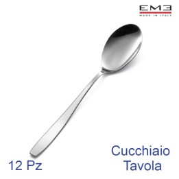 CUCCHIAIO TAVOLA ACCIAIO INOX WIND 12 Pz