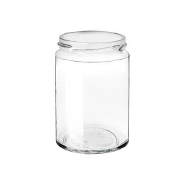 Barattolo in vetro cilindrico modello Minimal da 370 ml