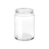 Barattolo in vetro cilindrico modello Minimal da 370 ml