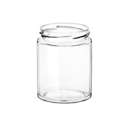 Barattolo vasetto in vetro cilindro modello Minimal da 314 ml