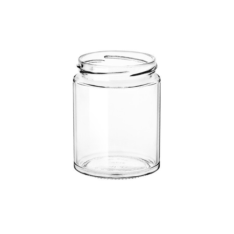 Barattolo vasetto in vetro cilindro modello Minimal da 314 ml
