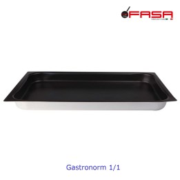 Teglia Gastronorm 1/1 alluminio antiaderente cm 53x32,5x6,5 h