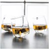 Bicchiere con fondo a dondolo per liquore e distillati