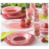 Set 18 piatti da tavola Luminarc colorati rossi Plenitude