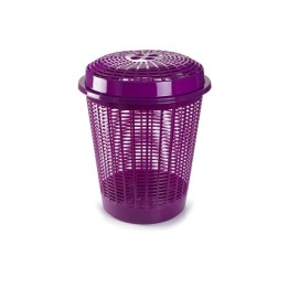 CESTONE FORATO CON COPERCHIO PORTA GIOCATTOLI PLASTICFORTE