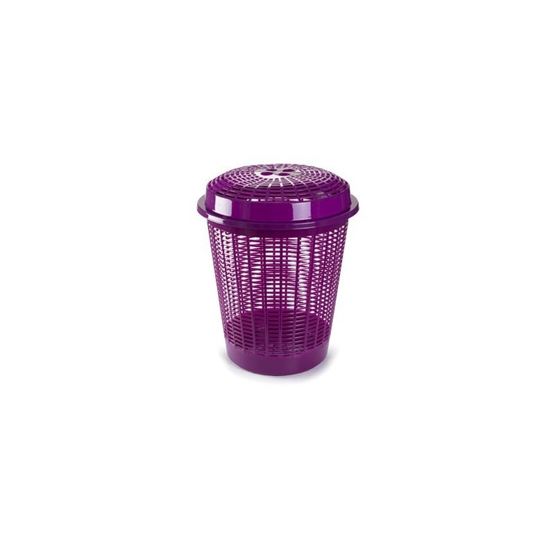 CESTONE FORATO CON COPERCHIO PORTA GIOCATTOLI PLASTICFORTE