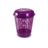 CESTONE FORATO CON COPERCHIO PORTA GIOCATTOLI PLASTICFORTE