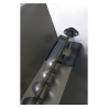 pigiadiraspatrice con coclea e vasca inox e rulli alluminio - grifo