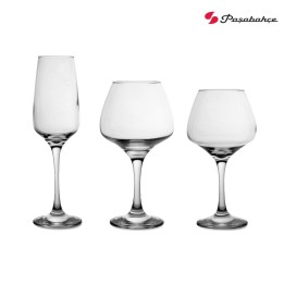 Set 18 bicchieri vino in vetro Risus Pasabahce