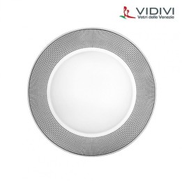 Sottopiatto in vetro rotondo da 32 cm modello Prima della Vidivi Venezie