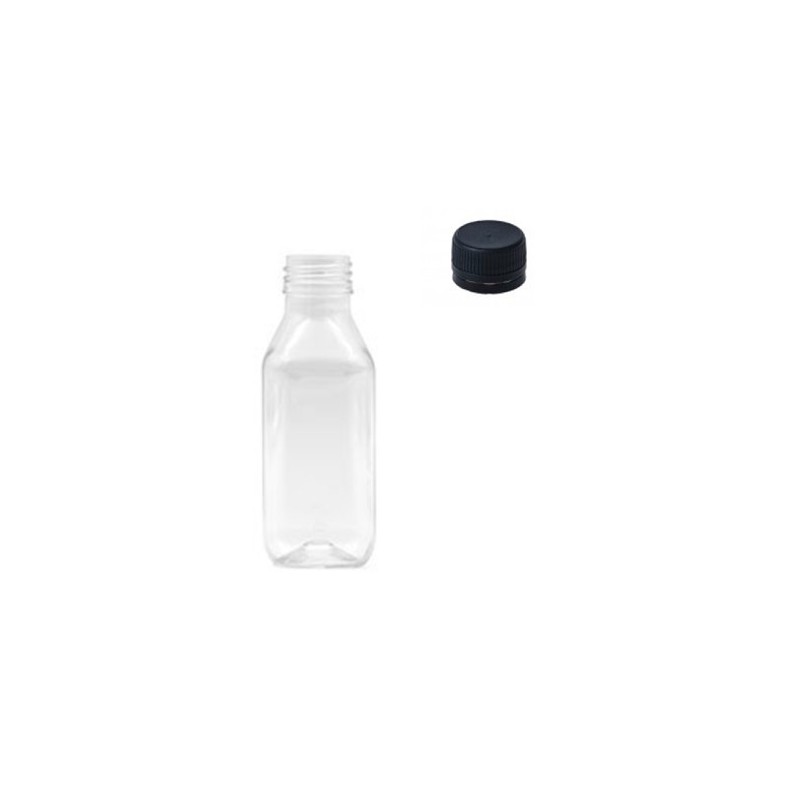 BOTTIGLIA FLACONE IN PLASTICA PET DA 100 ML TRASPARENTE