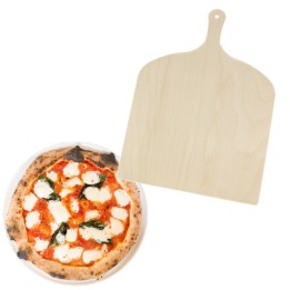 Pala per pizza XL in legno di betulla 50x37 cm per pizza maxi da 36 cm