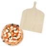 Pala per pizza XL in legno di betulla 50x37 cm per pizza maxi da 36 cm