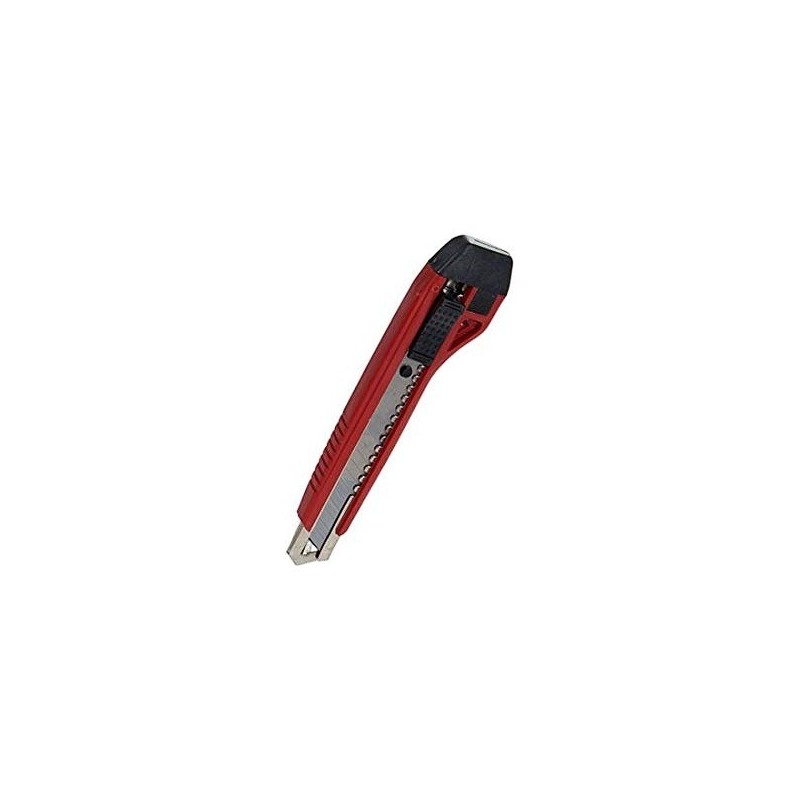TAGLIERINO CUTTER AUTOBLOCCANTE 18 MM ROSSO