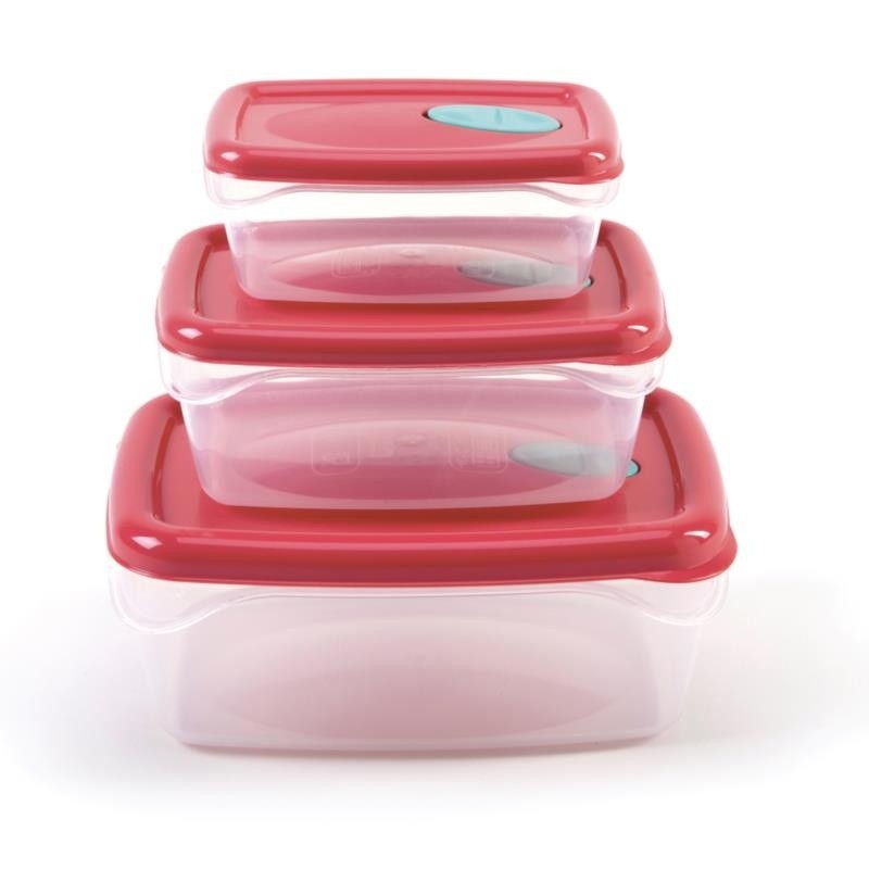 Contenitori ermetici rettangolari per frigo  e freezer da 5 lt
