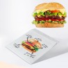 Sacchetto in carta per panino e hamburger 15x20 cm ideale per street food e asporto
