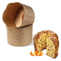 5 stampi in carta per panettone da 750 gr