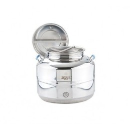 BIDONE OLIO INOX SANSONE EUROPA Lt 20