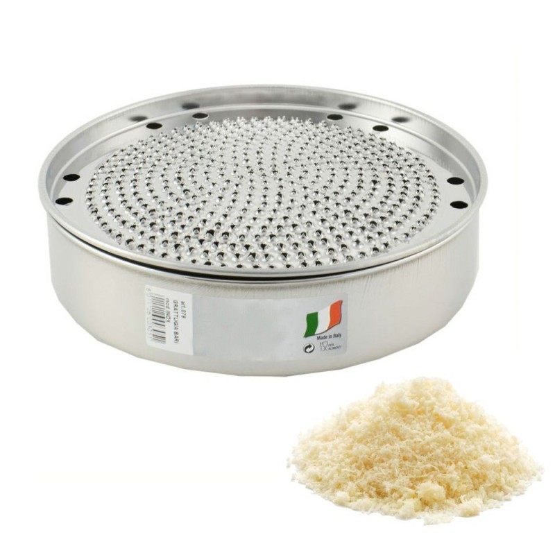 Grattugia formaggio rotonda modello Bari inox cm 20
