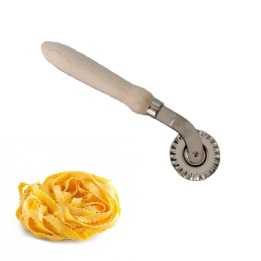 ROTELLA TAGLIA PASTA INOX CON MANICO LEGNO