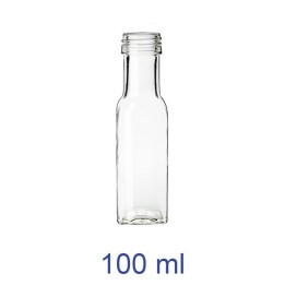 BOTTIGLIA MARASKA  100 ml BOCCA Ø 31,5 - TRASPARENTE