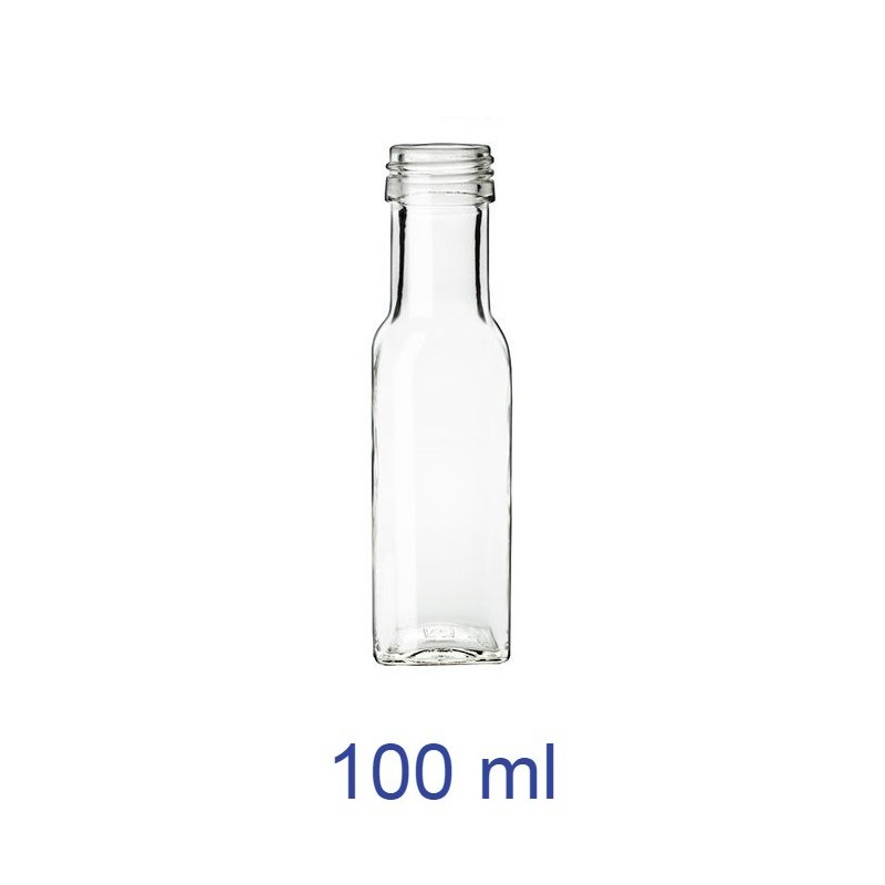 BOTTIGLIA MARASKA  100 ml BOCCA Ø 31,5 - TRASPARENTE