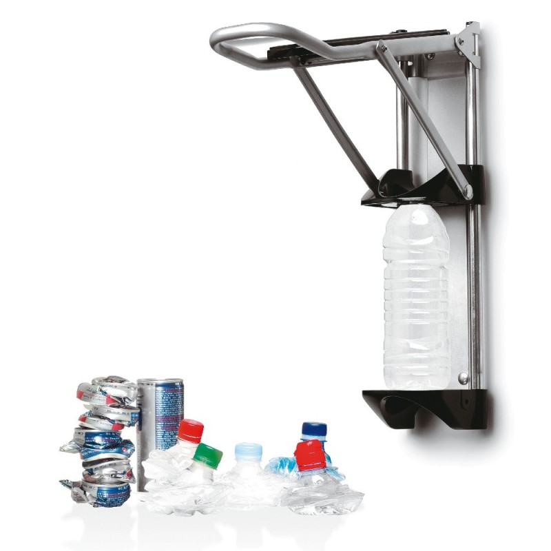 Presse schiaccia bottiglie plastica a parete