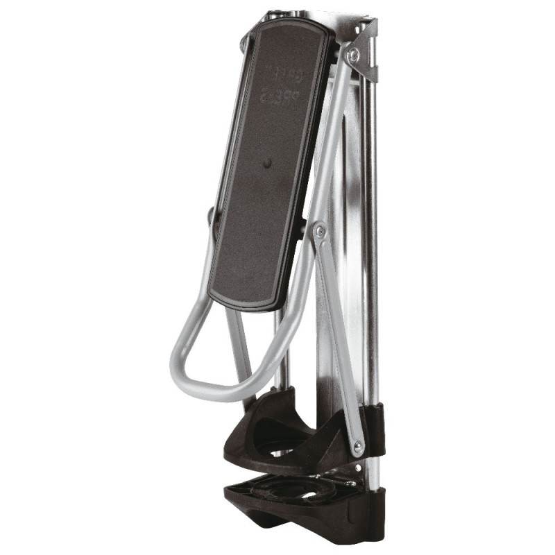 Pressatore per bottiglie e lattine con struttura inox da parete