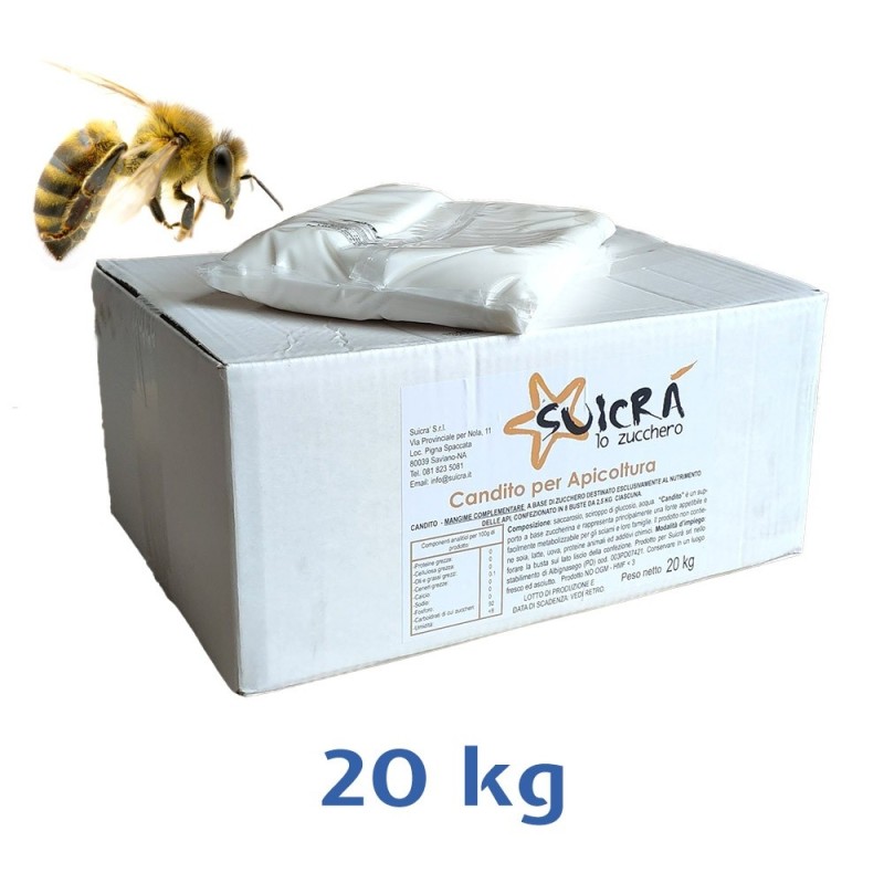 nutrimento candito per api bio 2,5 kg Suicra - Prezzo scontato