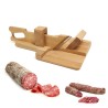 Affettatrice manuale per salumi in legno