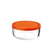 CONTENITORE FRIGO IN VETRO TONDO CM 11 GELO BOX