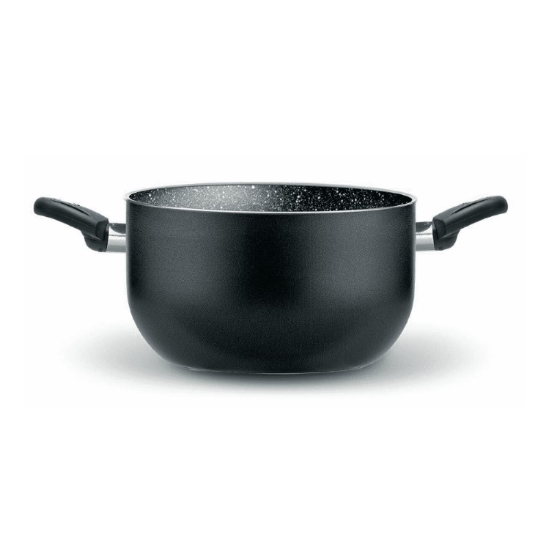 Casseruola alluminio antiaderente induzione Bio Stone cm 24