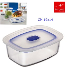 CONTENITORE FRIGOVERRE PLUS RETTANGOLARE CON COPERCHIO CM 19x14