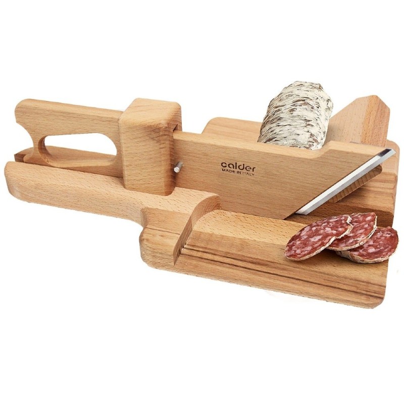 Affetta salumini manuale in legno di faccio - Calder