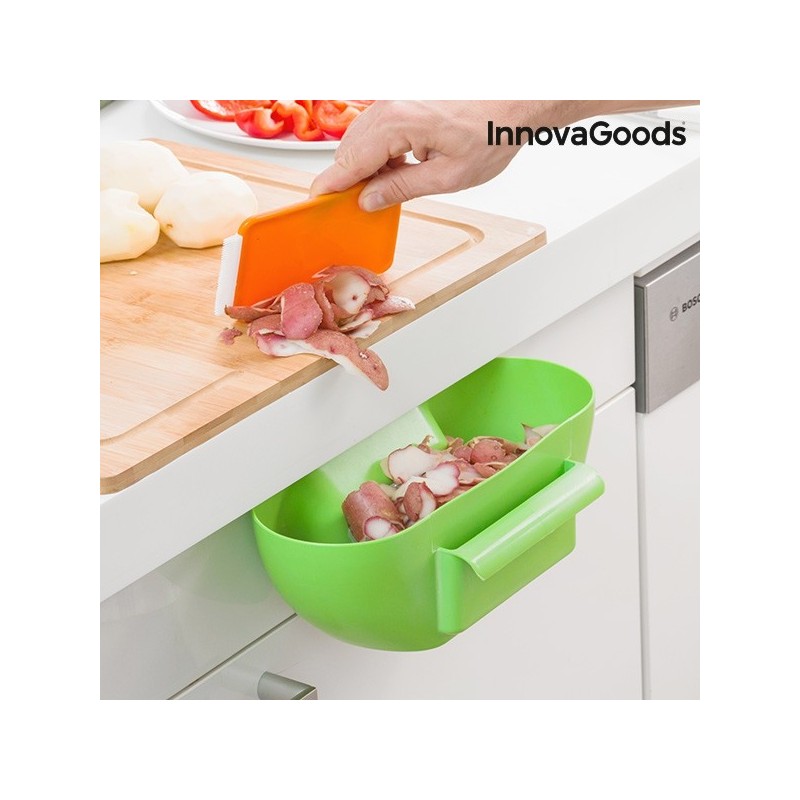CONTENITORE PENSILE PER RIFIUTI DA APPLICARE SU ANTA MOBILE CUCINA