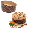 5 pz Stampi per cottura panettone basso da 1 kg