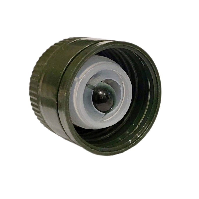 Tappo a vite in plastica con anti rabbocco 31,5 mm