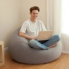 Poltrona gonfiabile ad aria per soggiorno colore Grigio - Intex
