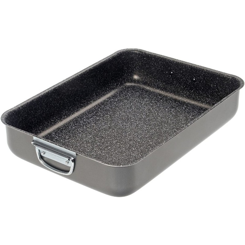 Teglia da forno antiaderente pietra 35x25 Alluflon