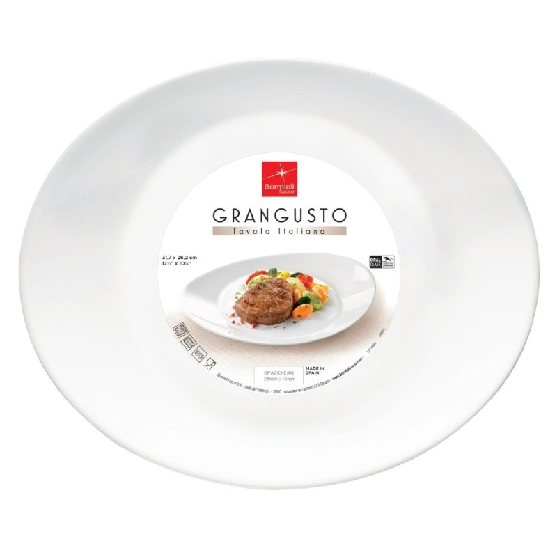 Piatto da portata ovale per carne - Bormioli rocco Grangusto