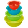 SET 4 insalatiere con colapasta Caruba Rotho