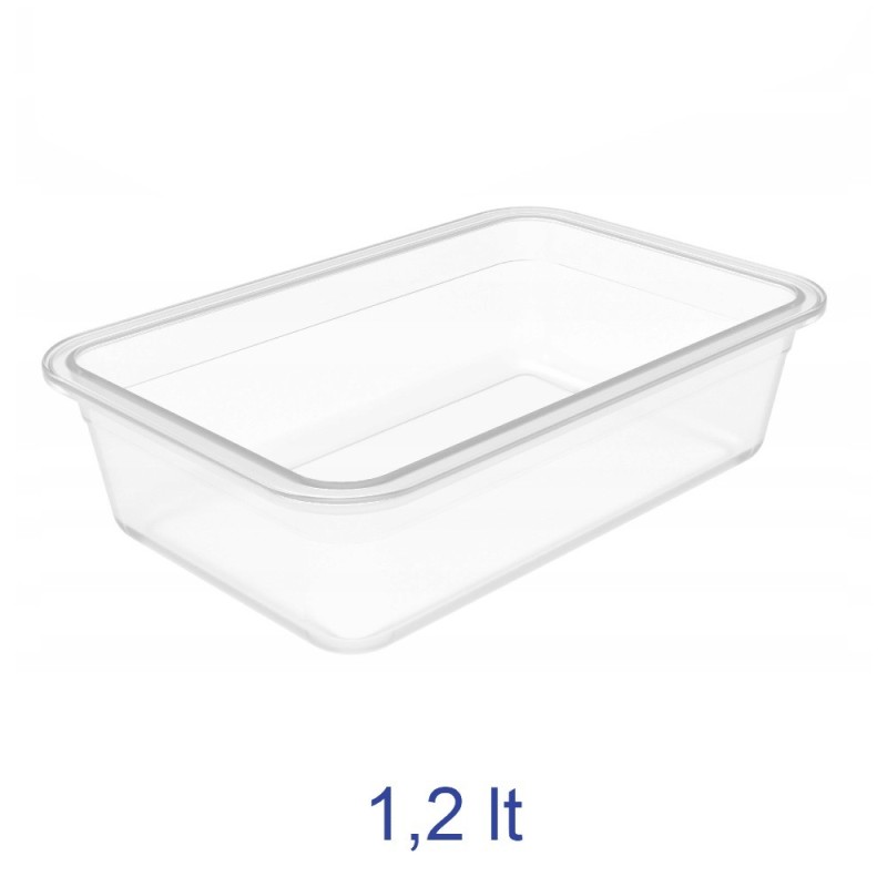 Contenitore PAGAMALU di plastica trasparente 1,2 lt