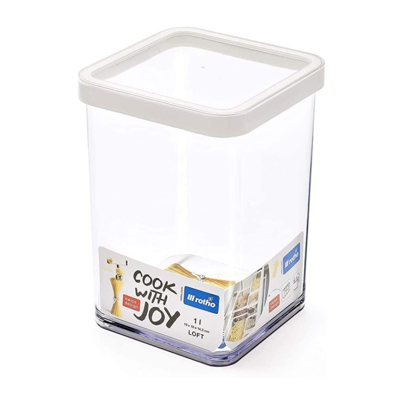 Contenitore per alimenti trasparente Loft Rotho 1 lt