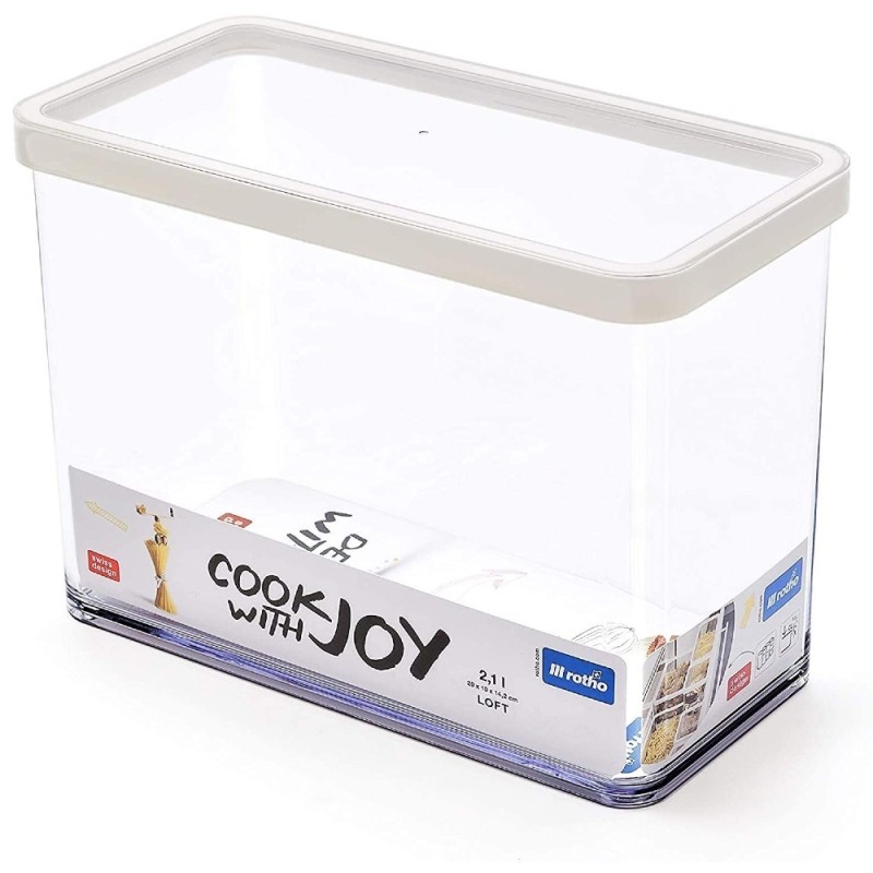Contenitore trasparente per alimenti Loft Rotho 2 lt