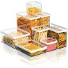 Contenitore premium LOFT quadrata 1 lt trasparente