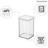Contenitore premium LOFT quadrata 1 lt trasparente