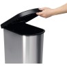 Pattumiera con pedale 50 lt PASO ARGENTO